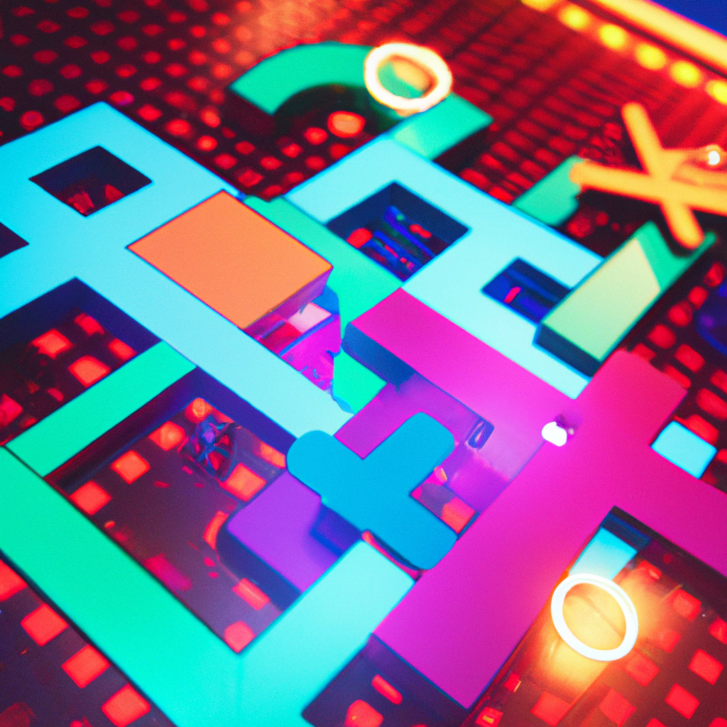 Gallery — neon puzzle fragment